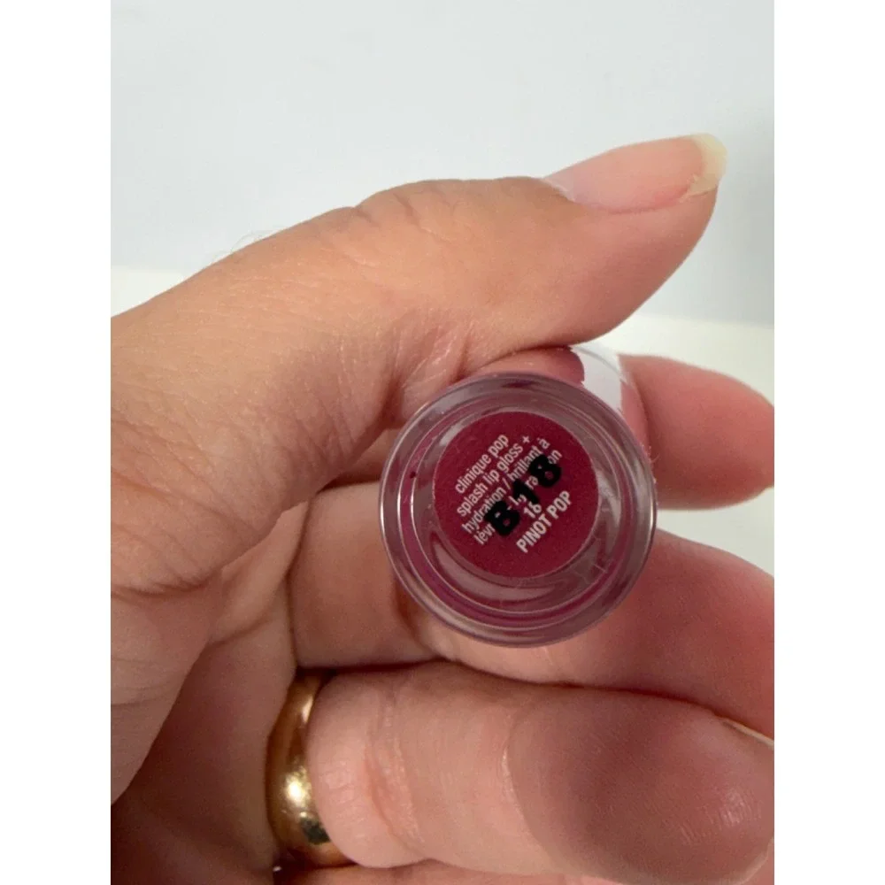 Clinique Pop Splash Lip Gloss + Hydration 16‎ Pinot Pop Travel Size Mini Pink